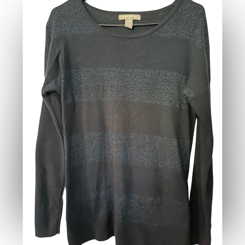 Navy blue sparkly sweater